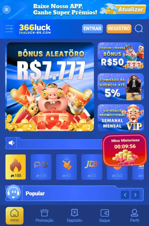 366luck obter aplicativo gratuitamente